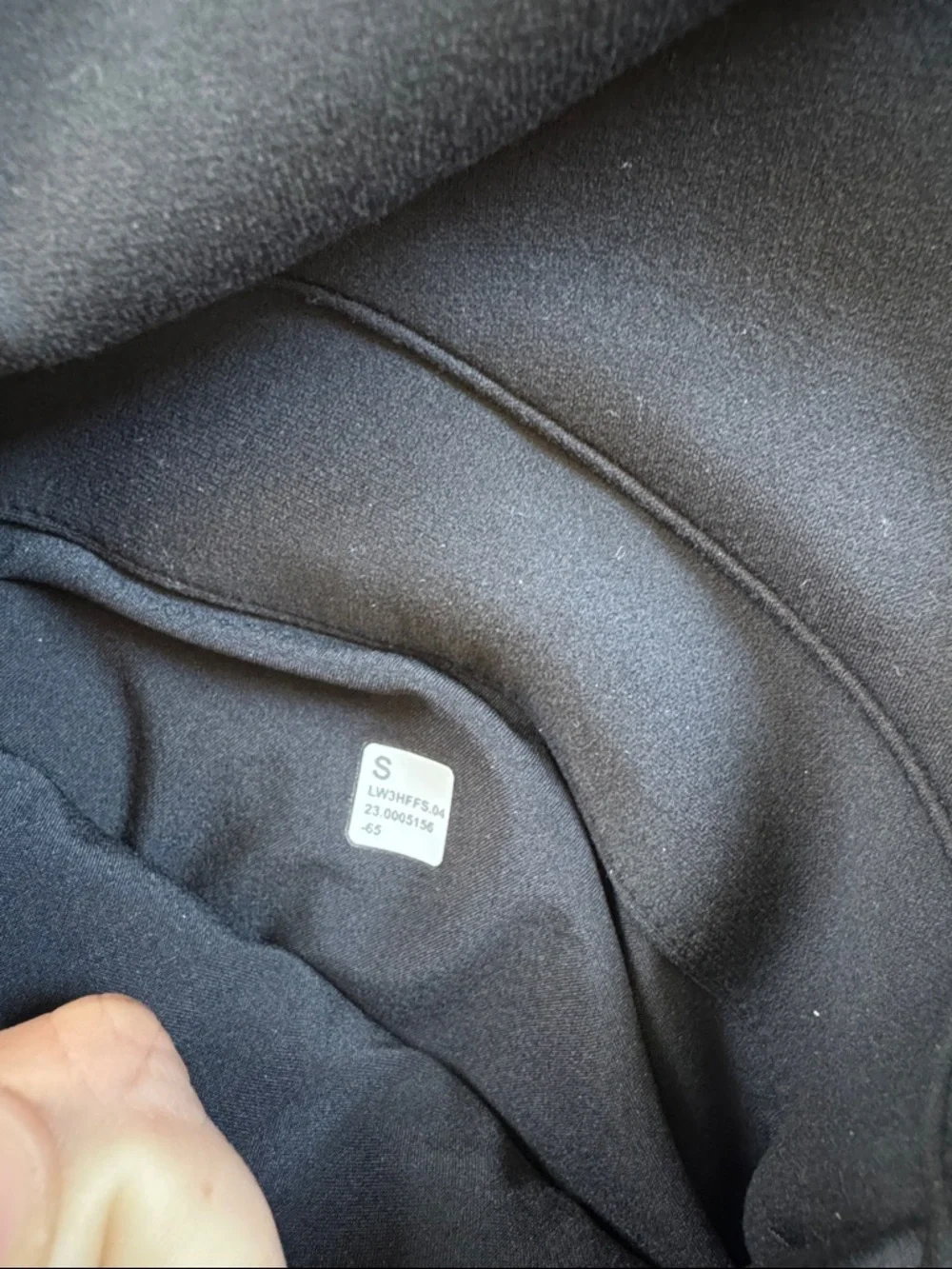 LULULEMON Black White Varsity Jacket 6/S